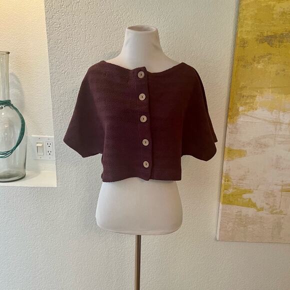NWOT Free People Beach Burgundy CropTop - Small - Picture 7 of 10